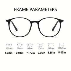 Spring Hinge Anti Light Reading Glasses HD Visual Computer Magnification