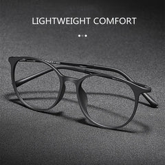Spring Hinge Anti Light Reading Glasses HD Visual Computer Magnification