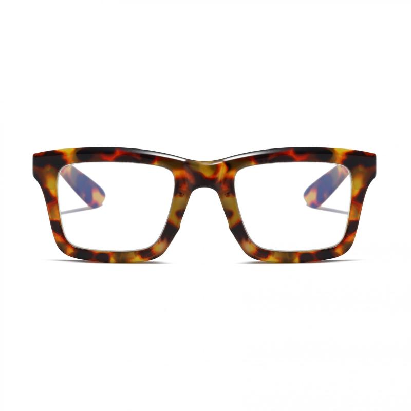 Opal Style Reading Glasses Light Blocking Spring Reader Clear Gray Tortoise