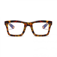 Opal Style Reading Glasses Light Blocking Spring Reader Clear Gray Tortoise