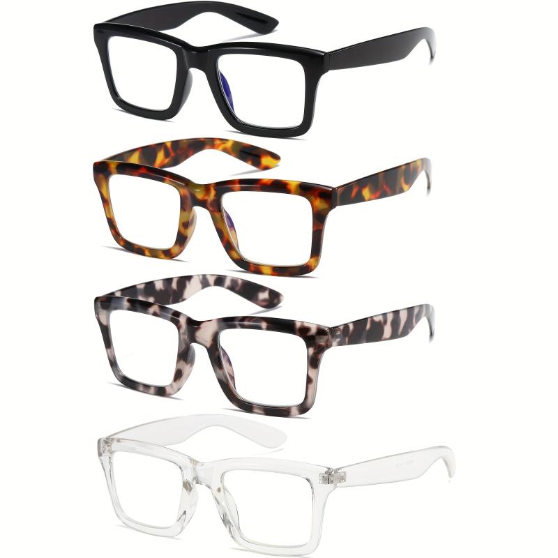Opal Style Reading Glasses Light Blocking Spring Reader Clear Gray Tortoise