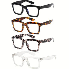 Opal Style Reading Glasses Light Blocking Spring Reader Clear Gray Tortoise