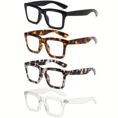 Opal Style Reading Glasses Light Blocking Spring Reader Clear Gray Tortoise