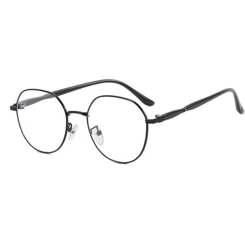 Oval Thin Frame Glasses Light and Protect Eyes Men's Glasses Outdoor Travel