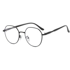 Oval Thin Frame Glasses Light and Protect Eyes Men's Glasses Outdoor Travel