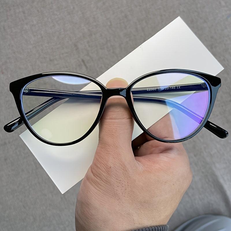 Y2K Clear Lens Light Blocking Glasses for Eye Fatigue & UV Glare