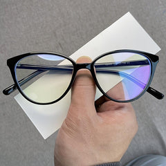 Y2K Clear Lens Light Blocking Glasses for Eye Fatigue & UV Glare