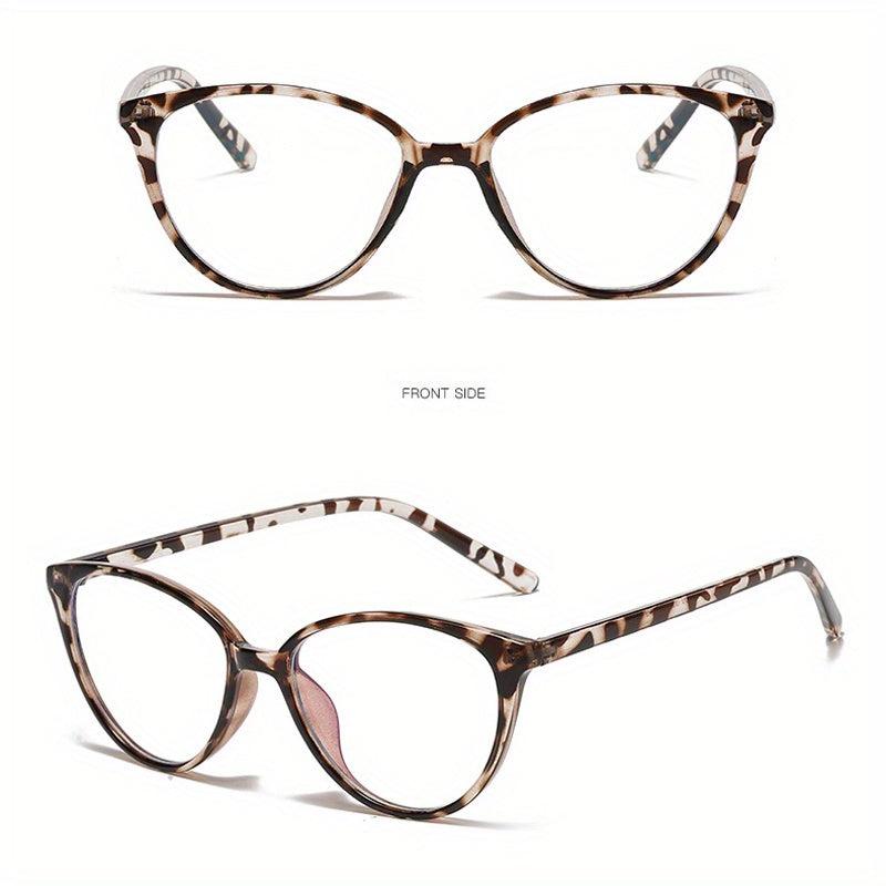 Y2K Clear Lens Light Blocking Glasses for Eye Fatigue & UV Glare