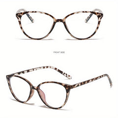 Y2K Clear Lens Light Blocking Glasses for Eye Fatigue & UV Glare