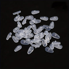 10pcs Soft Silicone Air Cushion Oval Nose Pads for Eyeglasses