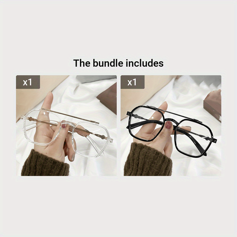 Transparent Anti Light Glasses Frame Men Women