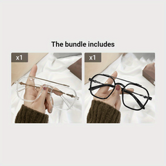 Transparent Anti Light Glasses Frame Men Women