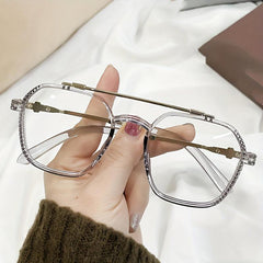 Transparent Anti Light Glasses Frame Men Women