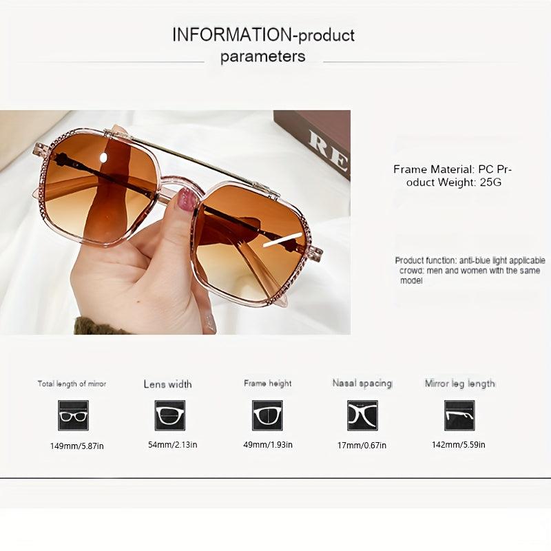 Transparent Anti Light Glasses Frame Men Women