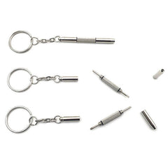 1pc Glasses Repair Tools Screwdriver Eyeglass Keychain 3 In 1 Repair Kit Tools
