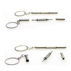 1pc Glasses Repair Tools Screwdriver Eyeglass Keychain 3 In 1 Repair Kit Tools