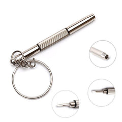 1pc Glasses Repair Tools Screwdriver Eyeglass Keychain 3 In 1 Repair Kit Tools