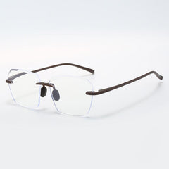 Colorful Rimless Frame Reading Glasses for Men Women, Various Strengths