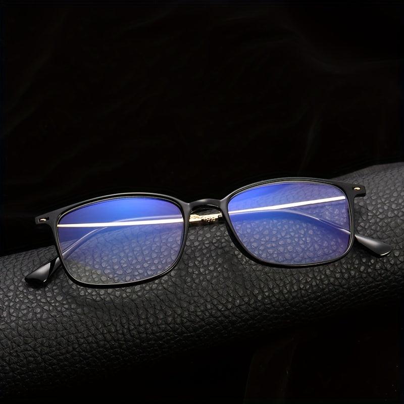 Metal Full Rim Frame Light Blocking Presbyopia Corrective Eyeglasses
