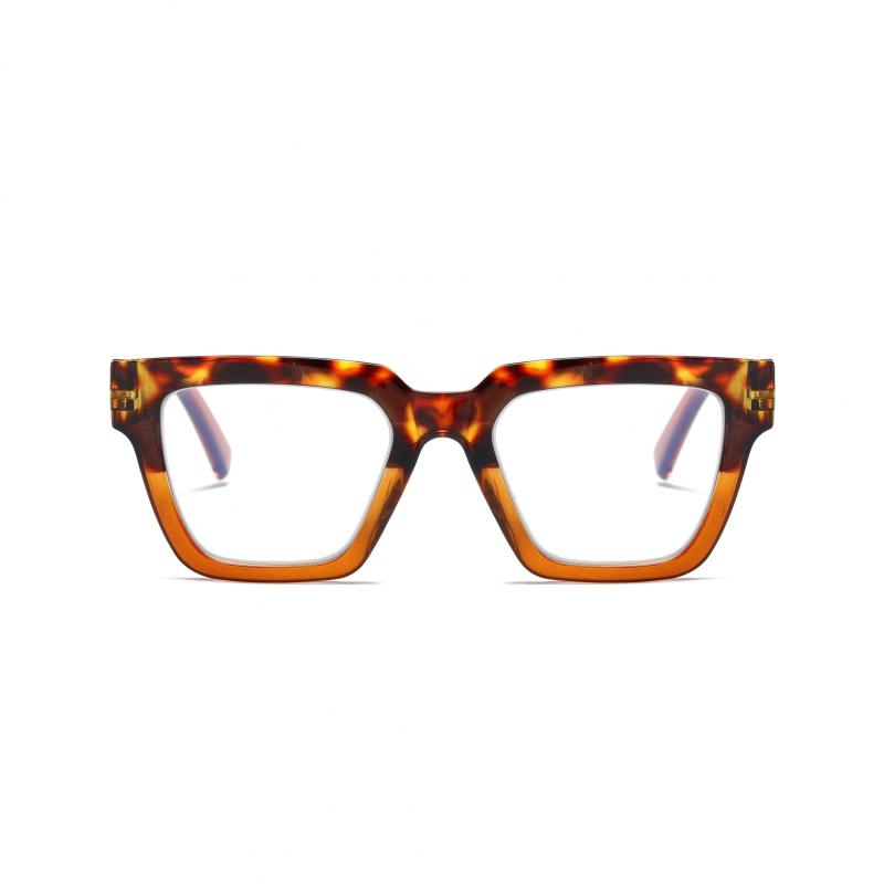 Women's Fashionable Oprah Reading Glasses w/ Light Blocking & Spring Hinges