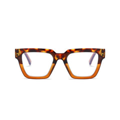 Women's Fashionable Oprah Reading Glasses w/ Light Blocking & Spring Hinges
