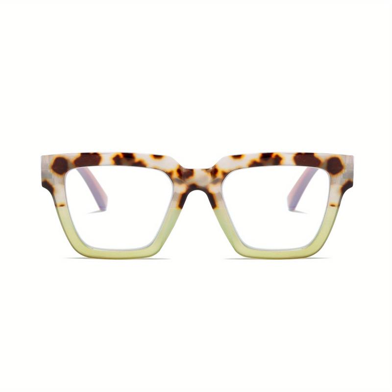 Women's Fashionable Oprah Reading Glasses w/ Light Blocking & Spring Hinges