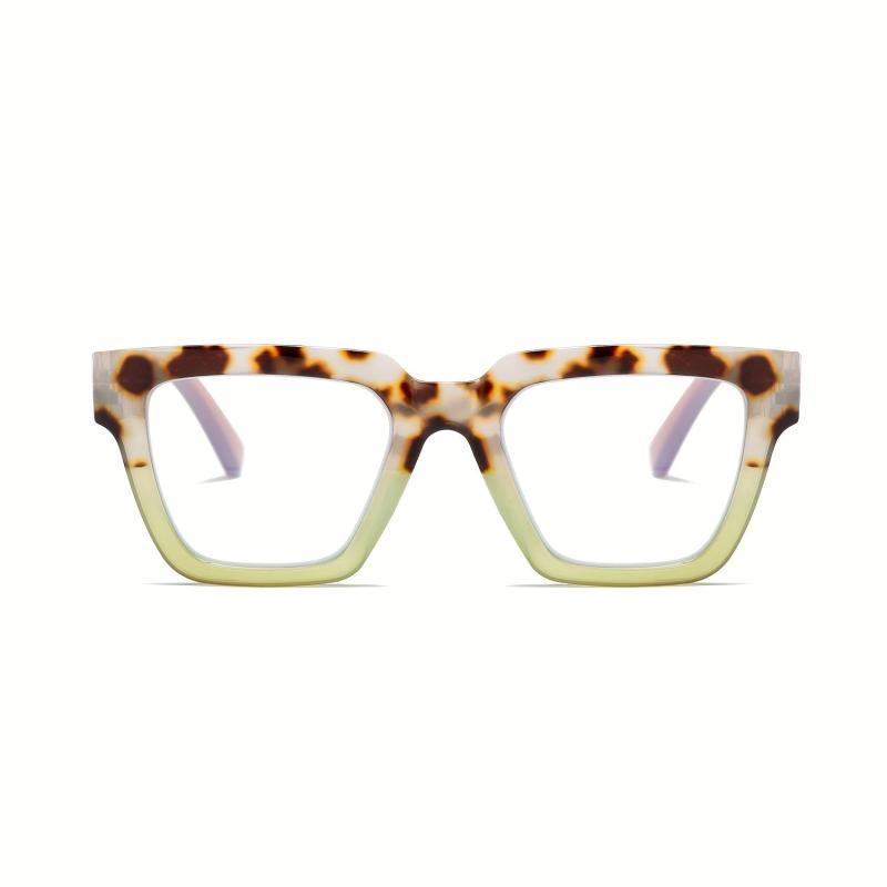 Women's Fashionable Oprah Reading Glasses w/ Light Blocking & Spring Hinges