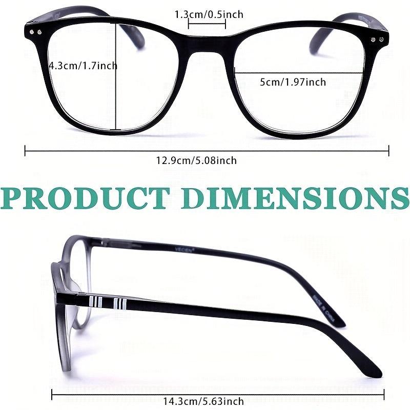 Matte Square Reading Glasses for Men & Women