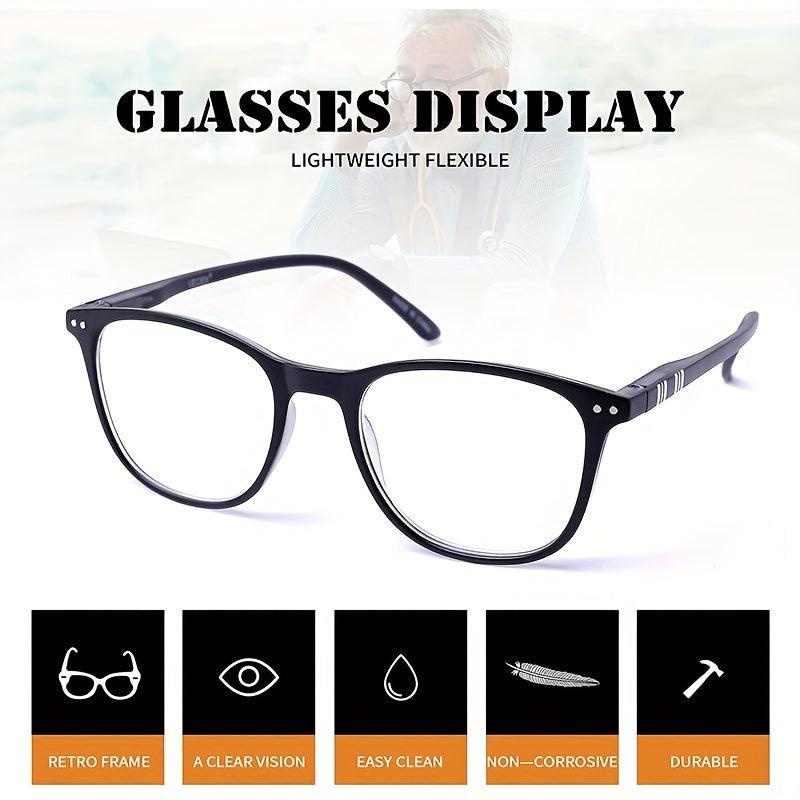 Matte Square Reading Glasses for Men & Women
