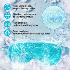 Reusable Gel Eye Mask Cold Compress for Puffiness & Headache Relief