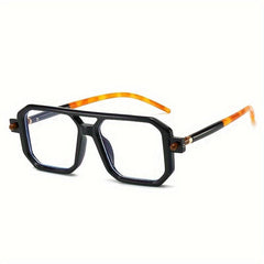 Vintage Square 70s Aviator Sunglasses Classic Frame