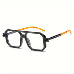 Vintage Square 70s Aviator Sunglasses Classic Frame