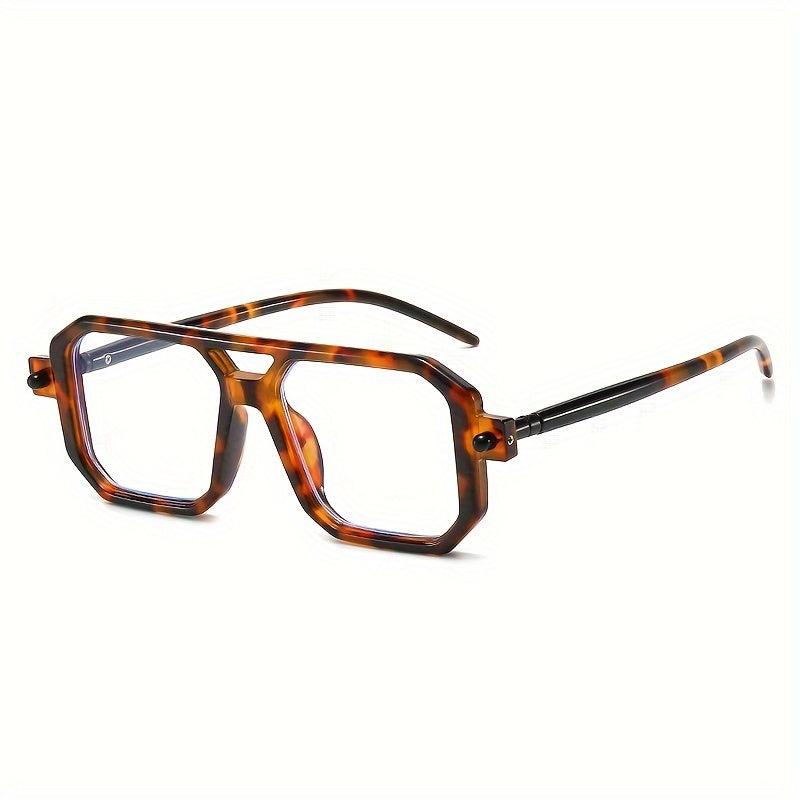 Vintage Square 70s Aviator Sunglasses Classic Frame