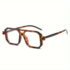 Vintage Square 70s Aviator Sunglasses Classic Frame