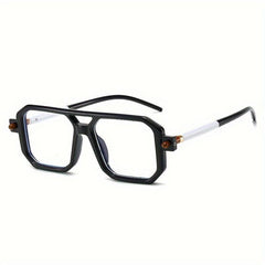 Vintage Square 70s Aviator Sunglasses Classic Frame