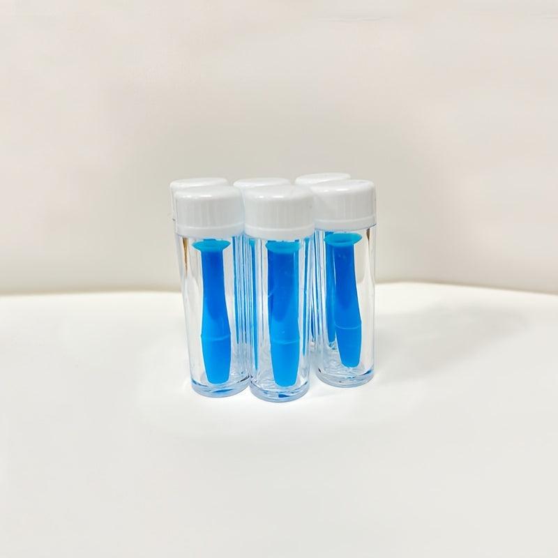 6pcs Silicone Lens Stick Sucker Suction Cup Soft Gel Travel Mini Lens Tool