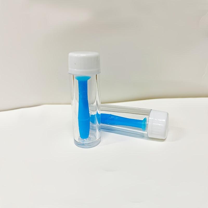 6pcs Silicone Lens Stick Sucker Suction Cup Soft Gel Travel Mini Lens Tool