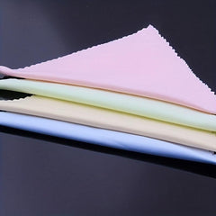 20pcs Microfiber Eyewear Cloth Cleaning Cloths for Glasses Camera Lenses Silverw