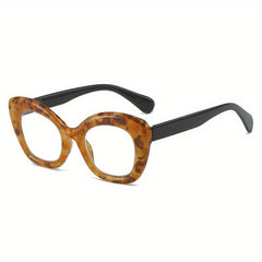 Plastic Frame Butterfly Lens Presbyopia Corrective Eyeglasses