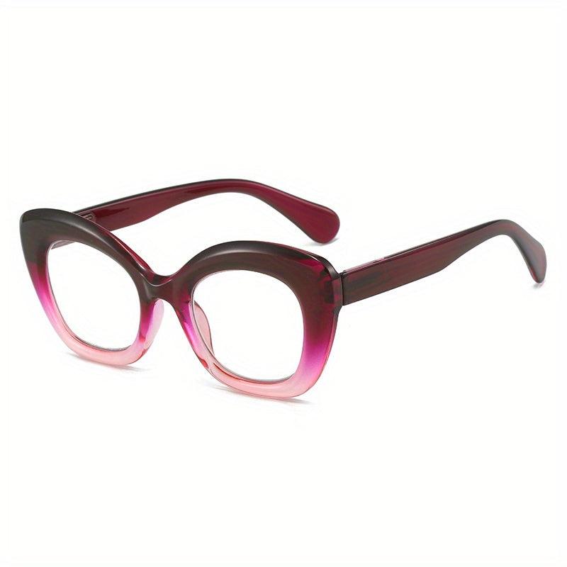Plastic Frame Butterfly Lens Presbyopia Corrective Eyeglasses