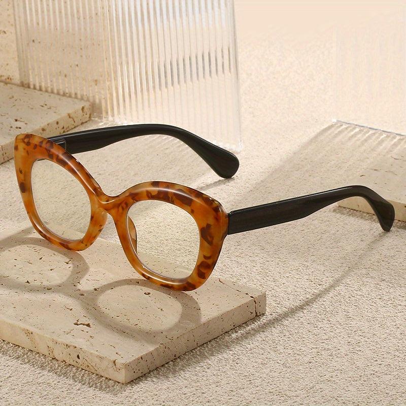 Plastic Frame Butterfly Lens Presbyopia Corrective Eyeglasses