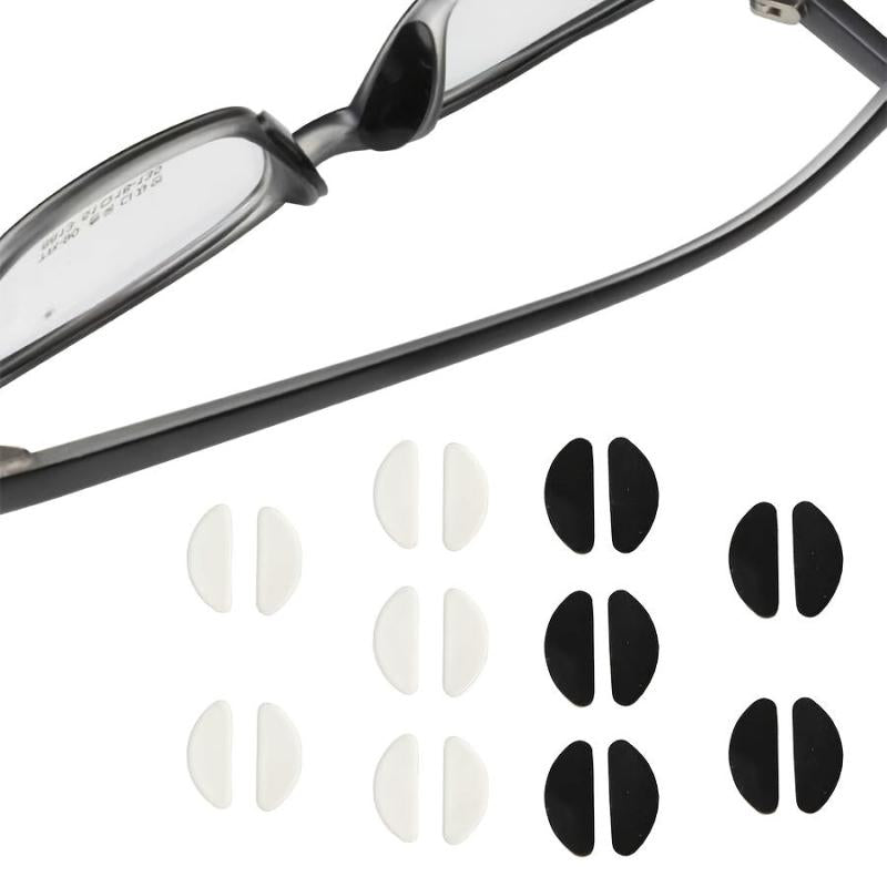 10 Pairs Eyes Silicone Nose Pads Adhesive Anti-drop Glasses Sunglasses Rests