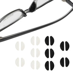 10 Pairs Eyes Silicone Nose Pads Adhesive Anti-drop Glasses Sunglasses Rests