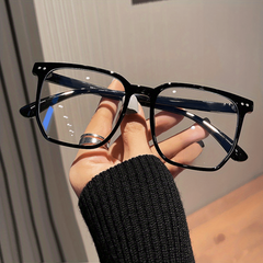 Light Blocking Square Glasses Men Women Clear Lens