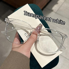 Retro Large Round Frame Myopia Glasses