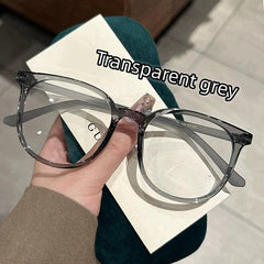 Retro Large Round Frame Myopia Glasses