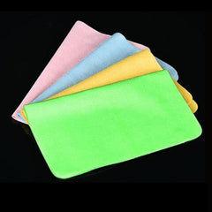 10pcs Chamois Glasses Cleaner Microfiber Cloth For Lens Phone Screen