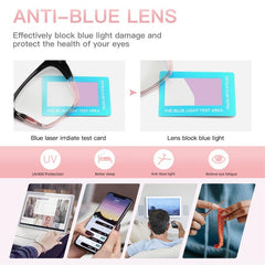 Women's Butterfly Frame Computer Readers Light Blocking Glasses