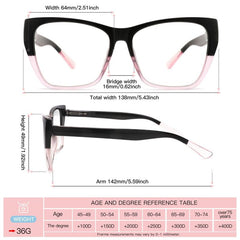 Women's Butterfly Frame Computer Readers Light Blocking Glasses