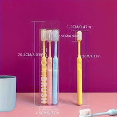 Soft Manual Toothbrushes for Deep Cleaning Oral Care for Adults
